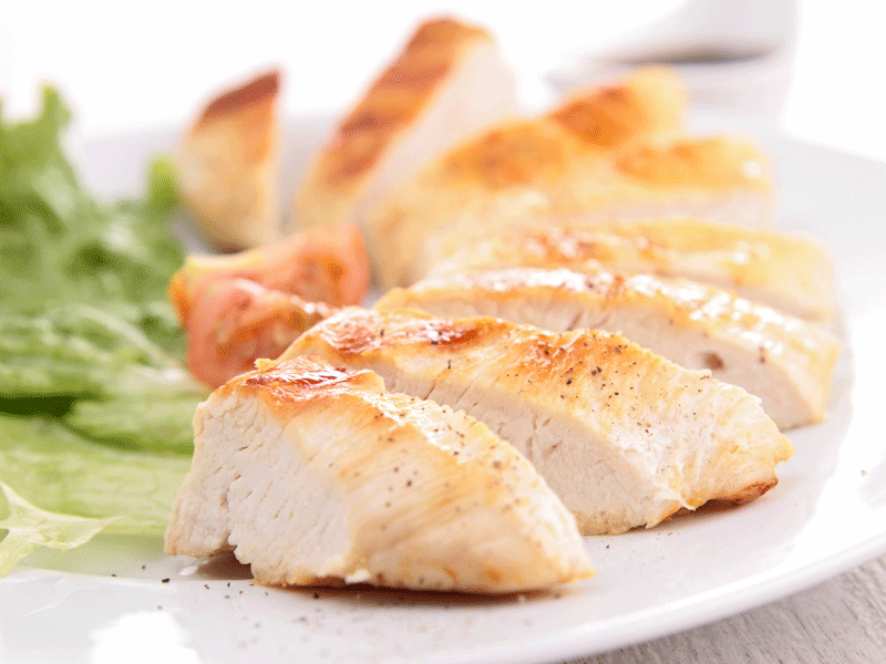 Cómo preparar pollo “libre de bacterias” - ¿Cuántas calorías tiene el pollo?