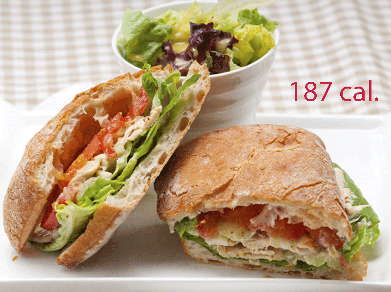 10 sándwiches deliciosos con pocas calorías - 4. Chapata de atún - 187 calorías