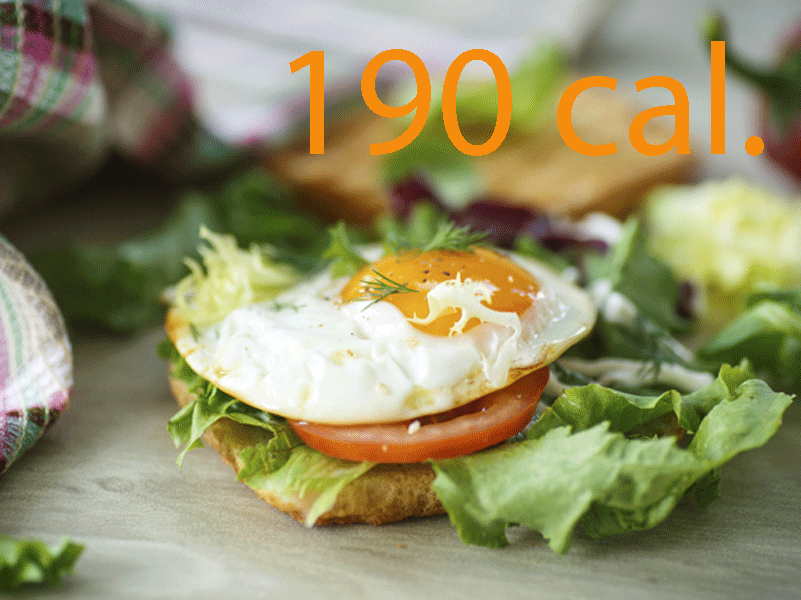 10 sándwiches deliciosos con pocas calorías - 6. De verduras y huevo -  190 calorías