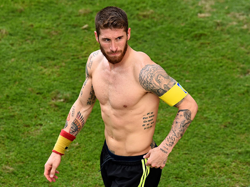 El Mundial de los peinados y de los tatuajes  - Sergio Ramos