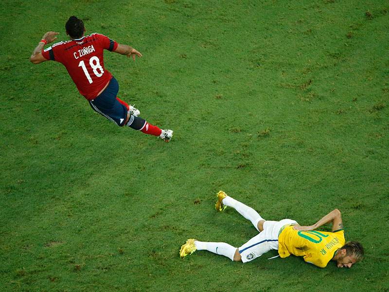 Neymar y otras lesiones tristes del Mundial - El tiempo será largo
