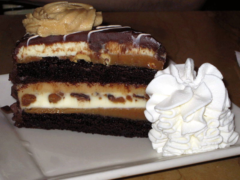 Los restaurantes más peligrosos para tu salud - 9. The Cheesecake Factory: torta con mantequilla de maní