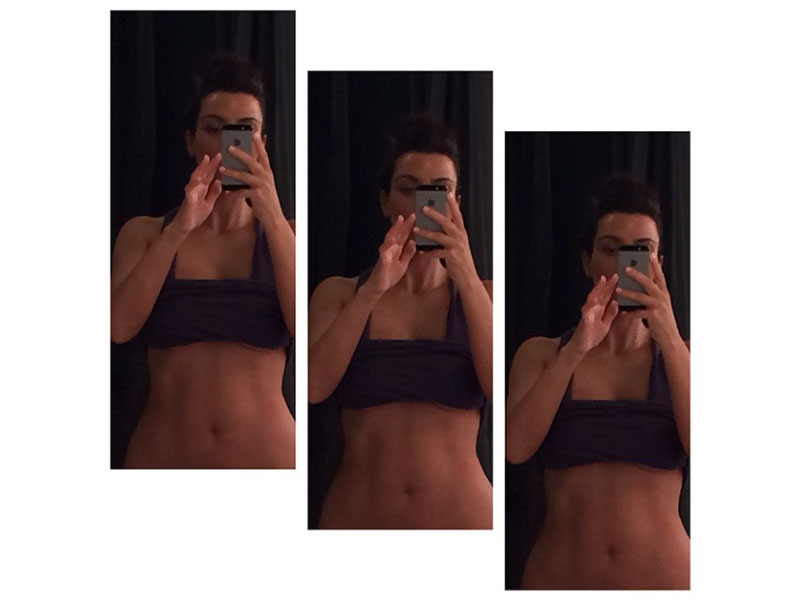 Dietas y ejercicios al estilo Kardashian - Trabajó su abdomen