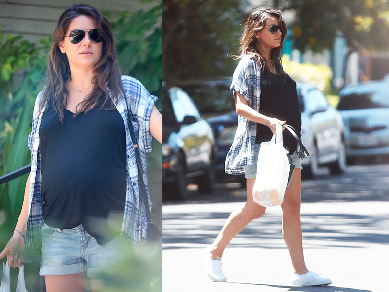 ¿Cómo llevan las famosas su embarazo? - Mila Kunis