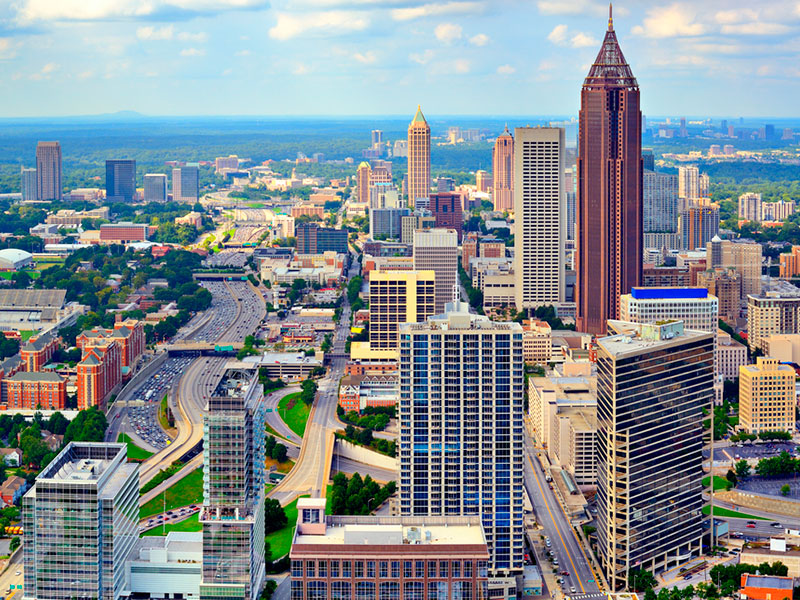 Ciudades donde la gente se despierta mejor - Atlanta, Ga.