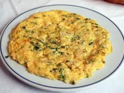 Tortilla “omelette” queso al estilo puertorriqueño