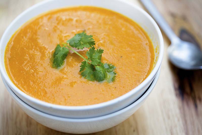 10 recetas para empezar con energía el 2016 - 5. Sopa de zanahoria y jengibre