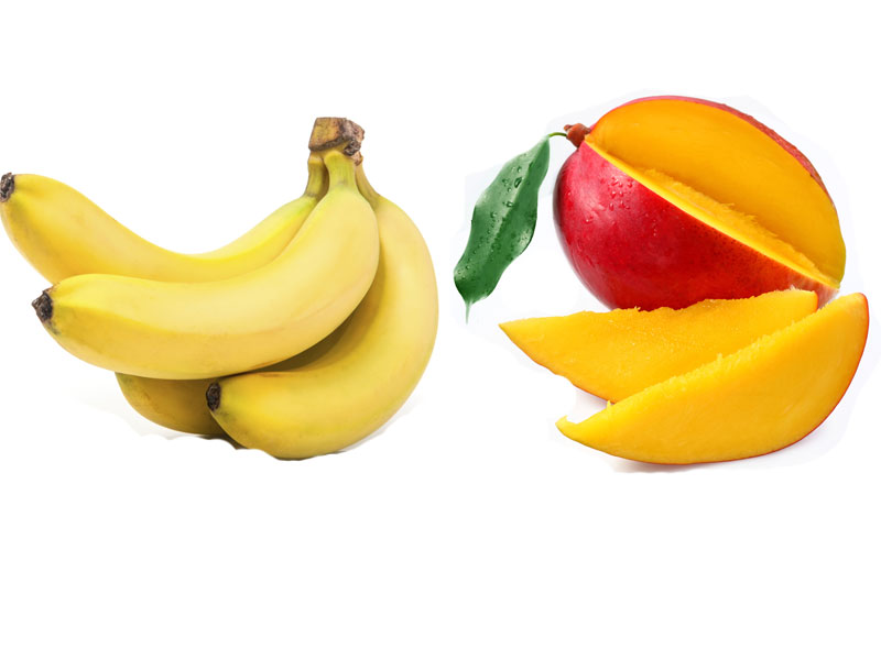 Dieta: seis mentiras sobre las frutas  - Mito 5: banana y mango engordan
