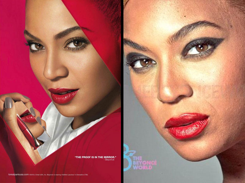 Beyoncé y otras ¿víctimas? del Photoshop  - Una mujer real