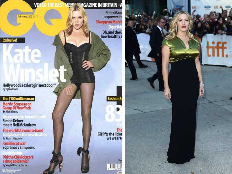 Beyoncé y otras ¿víctimas? del Photoshop  - Kate Winslet no quiere salir más delgada