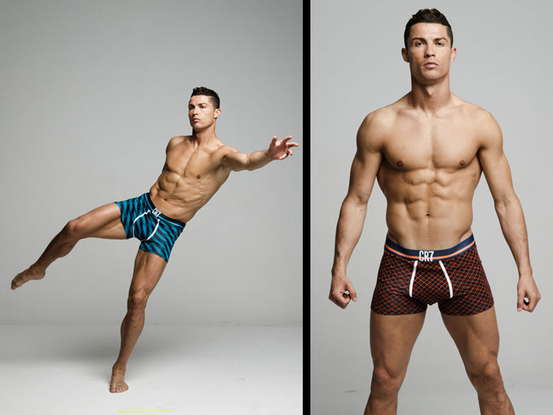 Cristiano Ronaldo en ropa interior, sin Photoshop