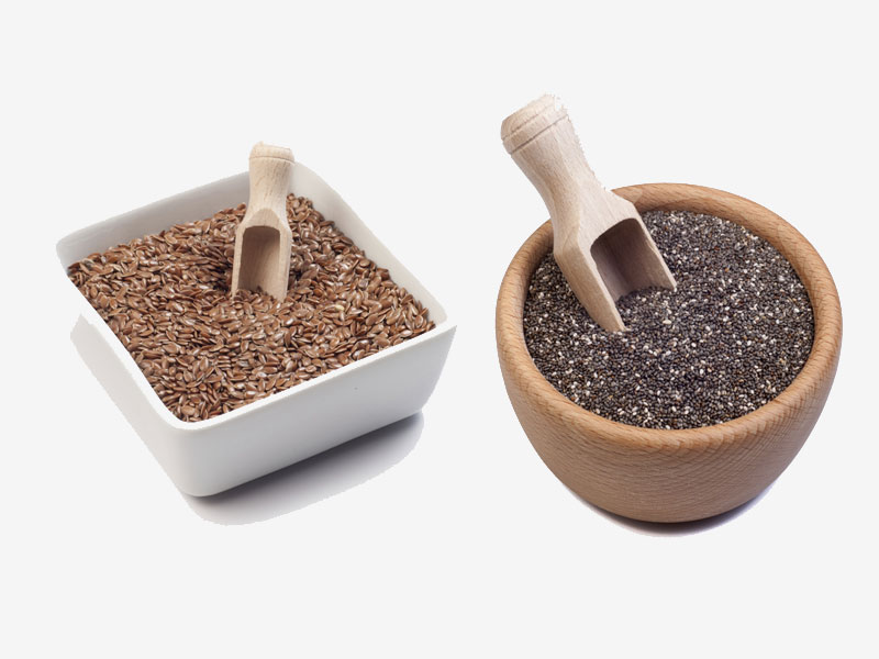Supresores naturales del apetito - semilals de lino y chia