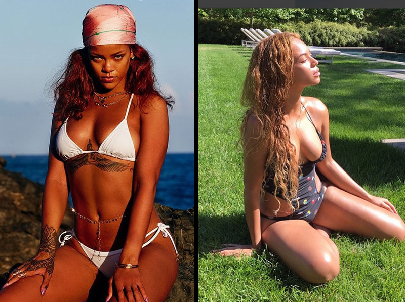 La moda ”thighbrow”, esa atrevida línea de la cadera - Rihanna y Beyoncé adhieren a la moda