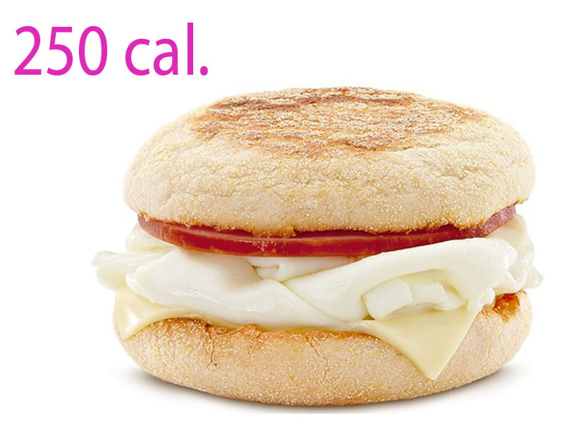 Comidas rápidas con menos de 500 calorías - 2. McDonald's: Delicia de clara de huevo