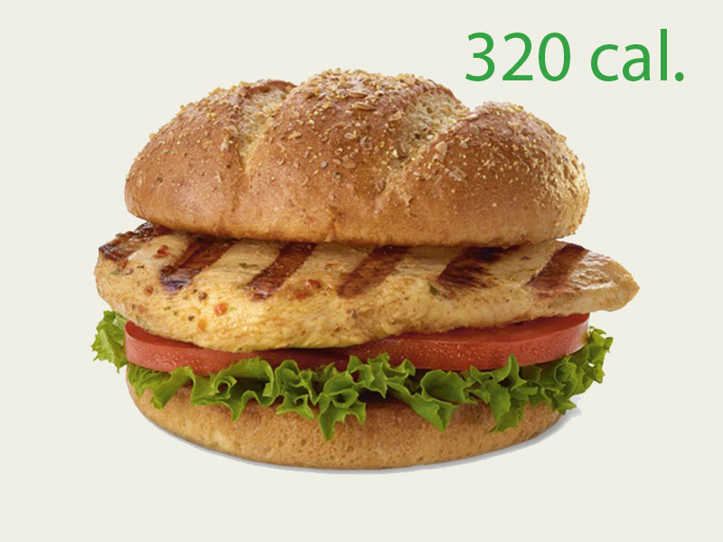 Comidas rápidas con menos de 500 calorías - 9. Chick-fil-A: Sandwich de pollo grillado