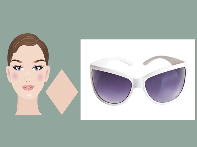 Elige las gafas que mejor combinan con tu rostro - 3. Rostro con forma de diamante