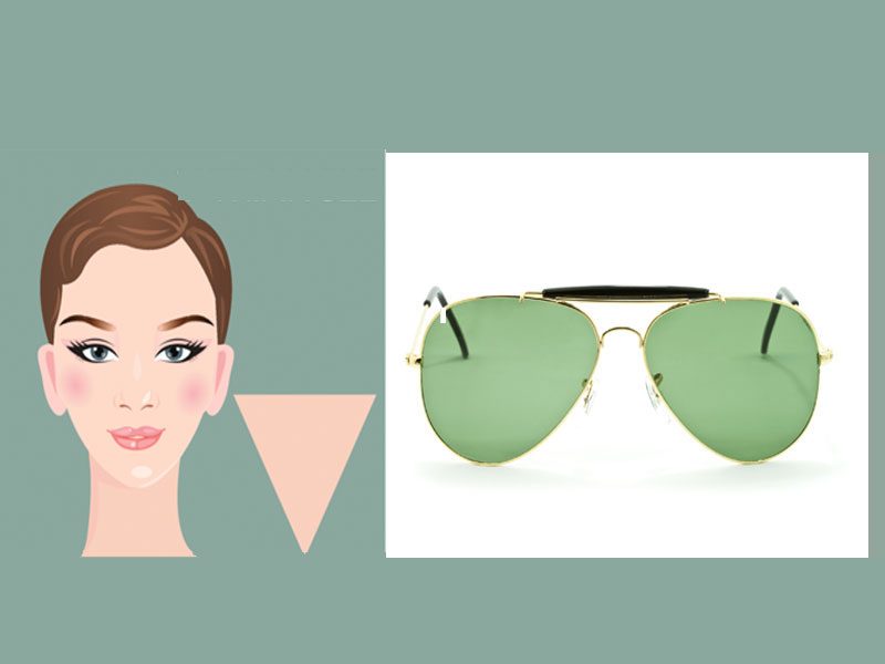 Elige las gafas que mejor combinan con tu rostro - 4. Rostro triangular