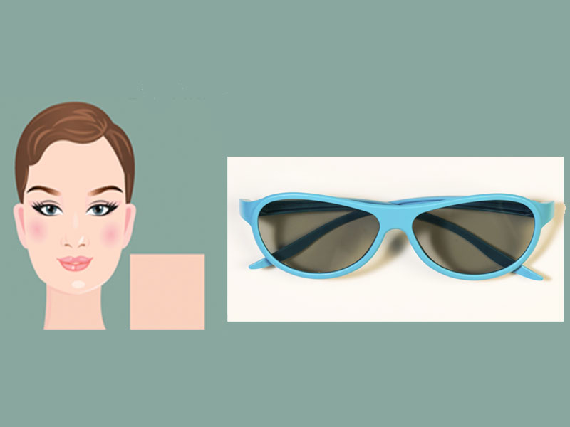 Elige las gafas que mejor combinan con tu rostro - 6. Rostro cuadrado