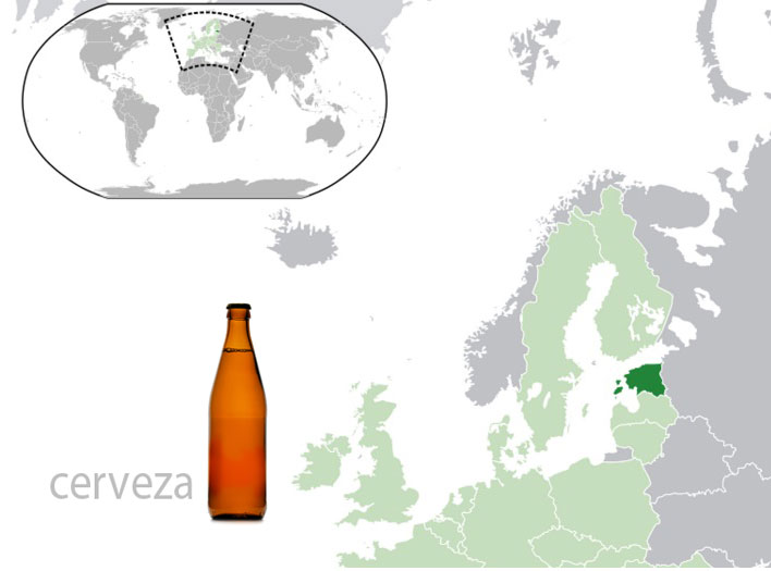 ¿Qué consumen los países más bebedores? - 2. Estonia: 399 onzas al año