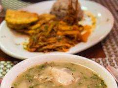 Sancocho panameño con arroz