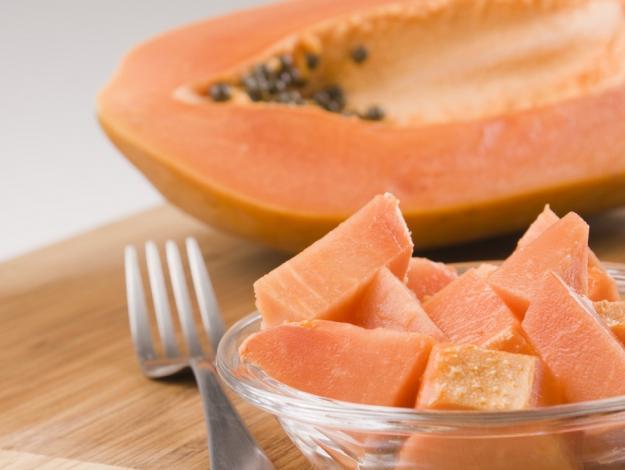Remedios caseros para los intestinos inflamados - 1. La papaya