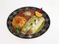 Enchiladas de cangrejo