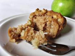 Muffin vegano de manzana