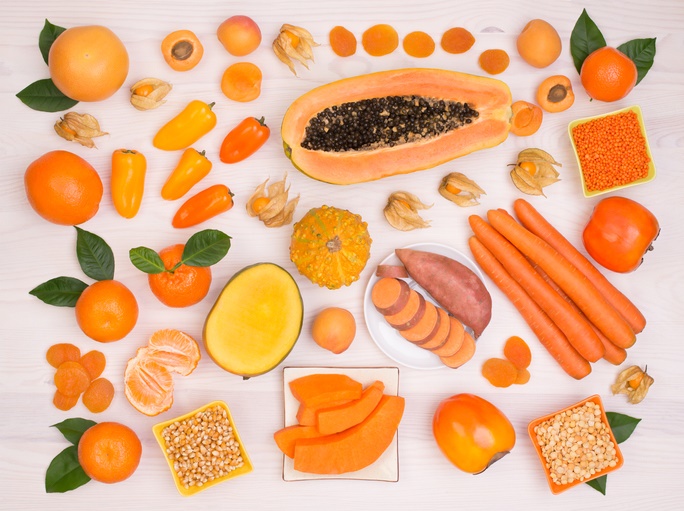 Cinco alimentos que no sabías que cuidan tus ojos - 5. Los vegetales y frutas de color naranja