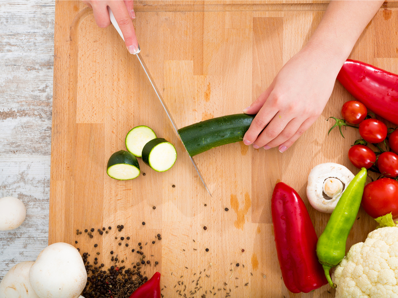 ¿Cómo cocinar las verduras sin perder nutrientes? - Cómo cortarlas