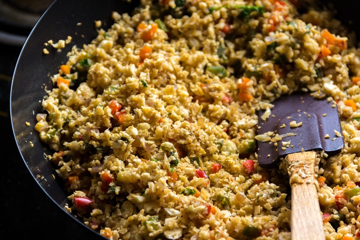 Dieta keto: receta de arroz de coliflor ¡delicioso! - 3. Cocina 