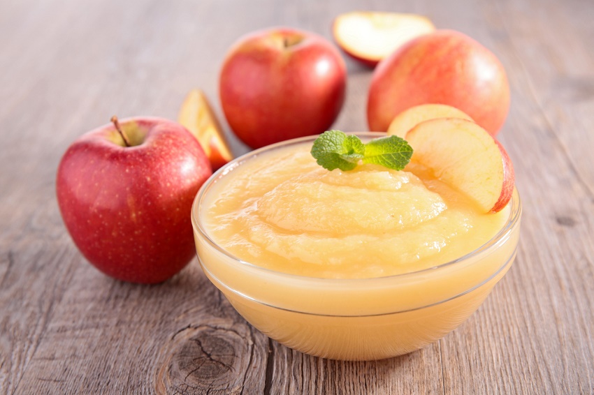 10 alimentos fáciles de digerir - Compota o puré de manzana