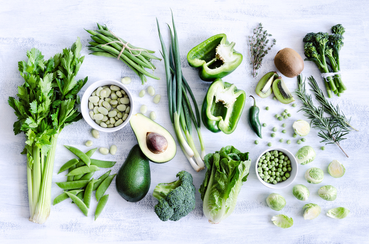 9 alimentos que fortalecen tus pulmones  - 5. Vegetales verdes