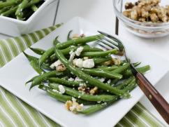 Habichuelas tiernas (ejotes) en salsa de queso