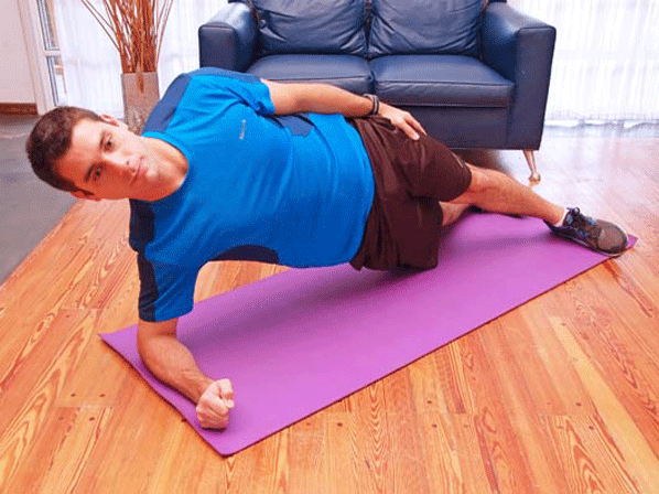 How to plank or abdominal bridge